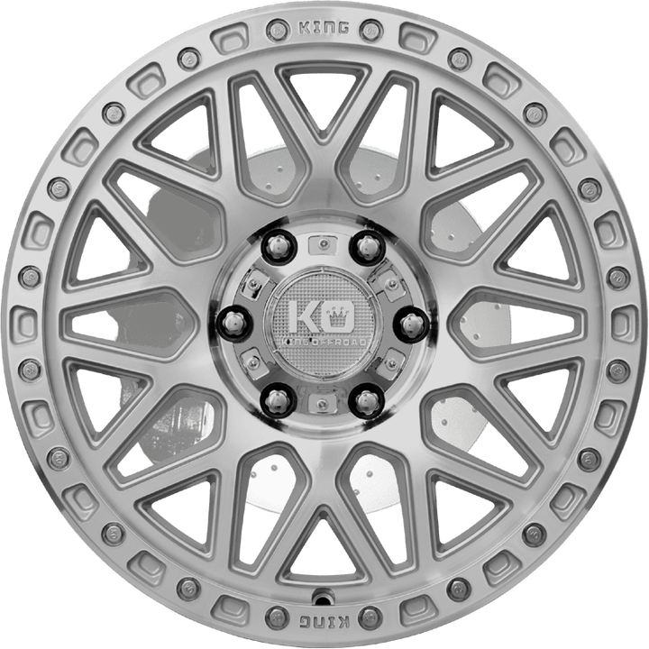 KING STIGMA 18" - MACHINED SILVER - Front