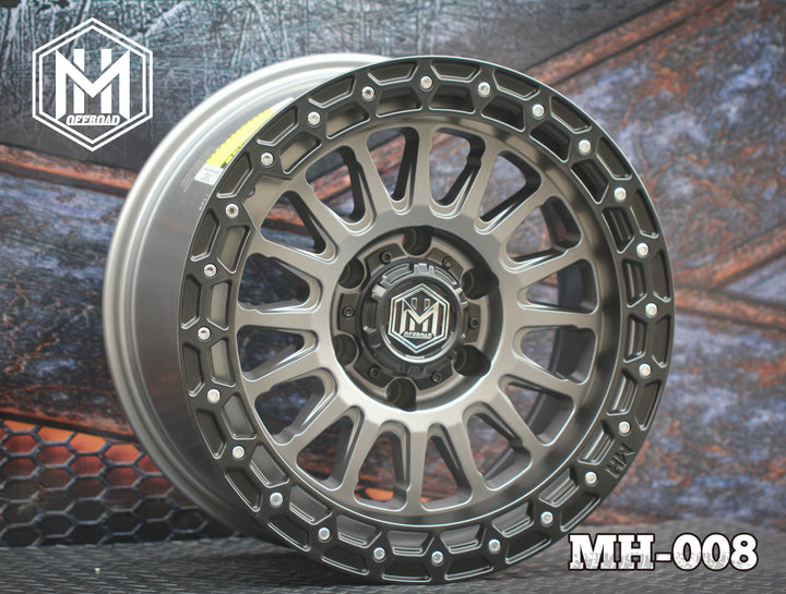 MH008 17"-MATTE GUNMETAL