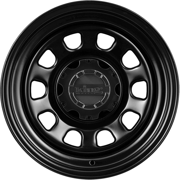 KING D-HOLE 16" - SATIN BLACK - Front