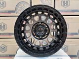 Load image into Gallery viewer, MH010 17"-MATTE BLACK GRAPHITE MACHINE FACE
