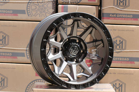 MH007 17"-MATTE GUNMETAL