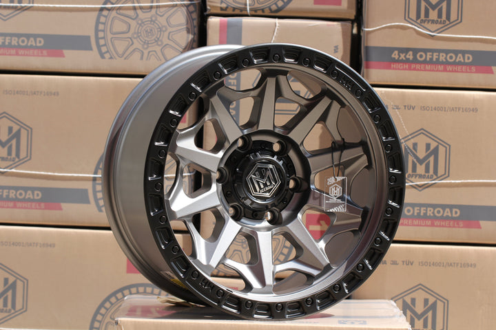 MH007 17"-MATTE GUNMETAL