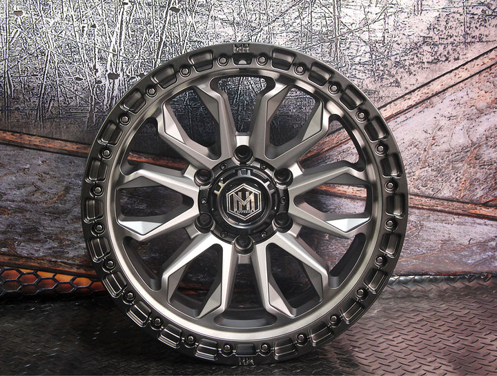 MH004 17"-MATTE GUNMETAL