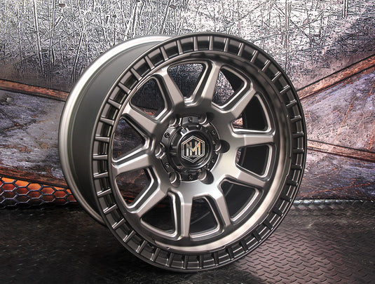 MH005 17"-MATTE GUNMETAL