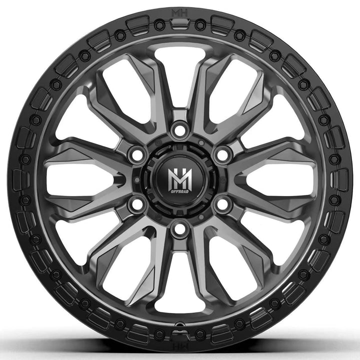 MH004 17"-MATTE GUNMETAL