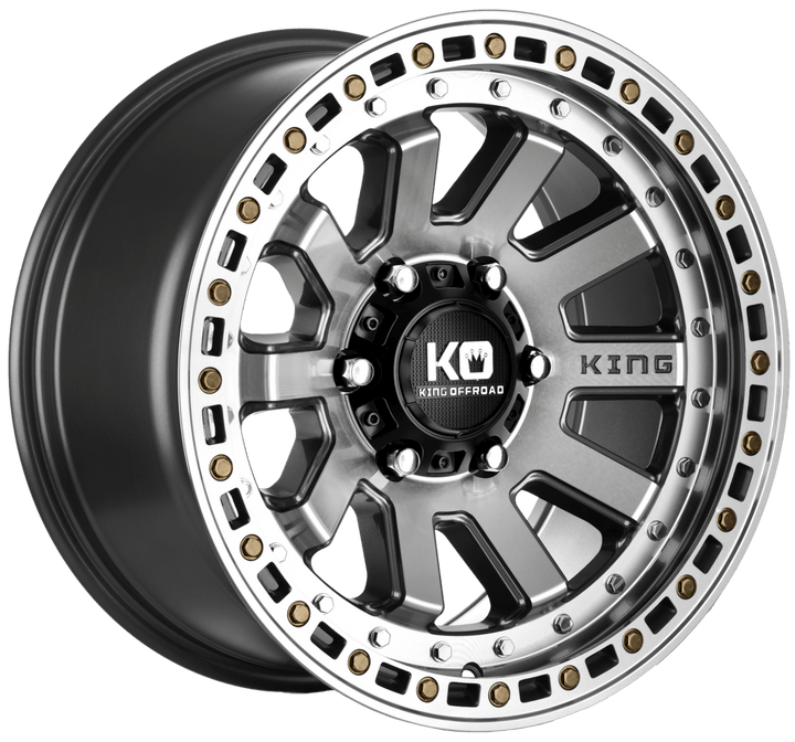 KING SNATCH 18" - LIGHT GUN METAL / MACHINED - Angle