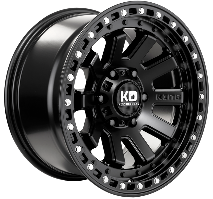 KING SNATCH 18" - SATIN BLACK / STAINLESS BOLTS - Angle