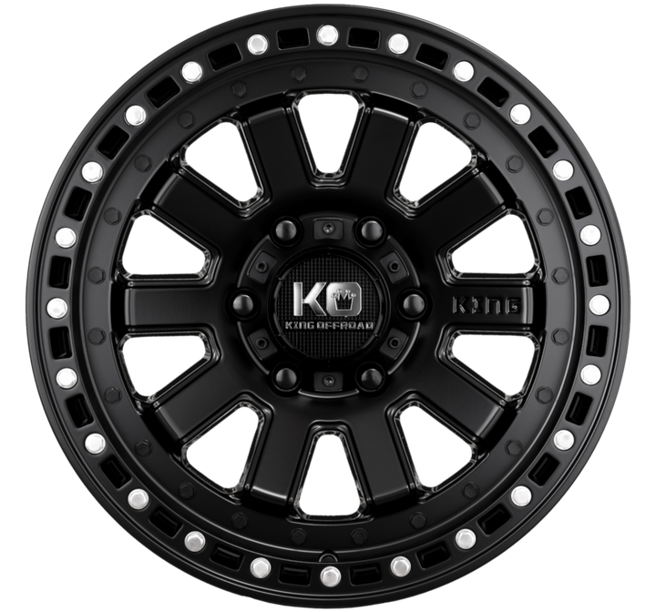 KING SNATCH 17" - SATIN BLACK / STAINLESS BOLTS - Front