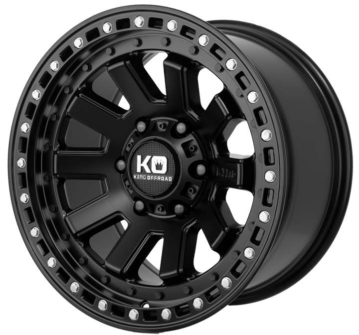 KING SNATCH 18" - SATIN BLACK / STAINLESS BOLTS - Opposite Angle