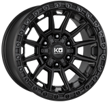Load image into Gallery viewer, KING WARRIOR 18" - SATIN BLACK - Angle
