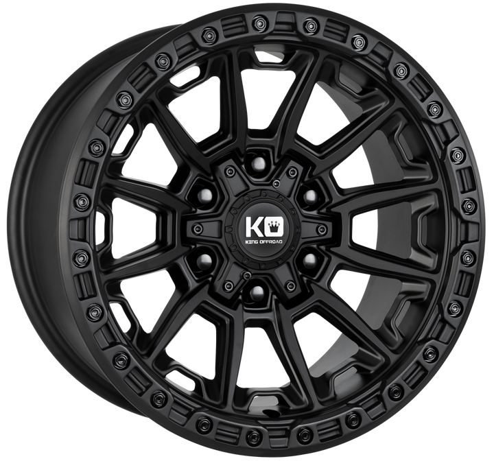 KING WARRIOR 17" - SATIN BLACK - Angle