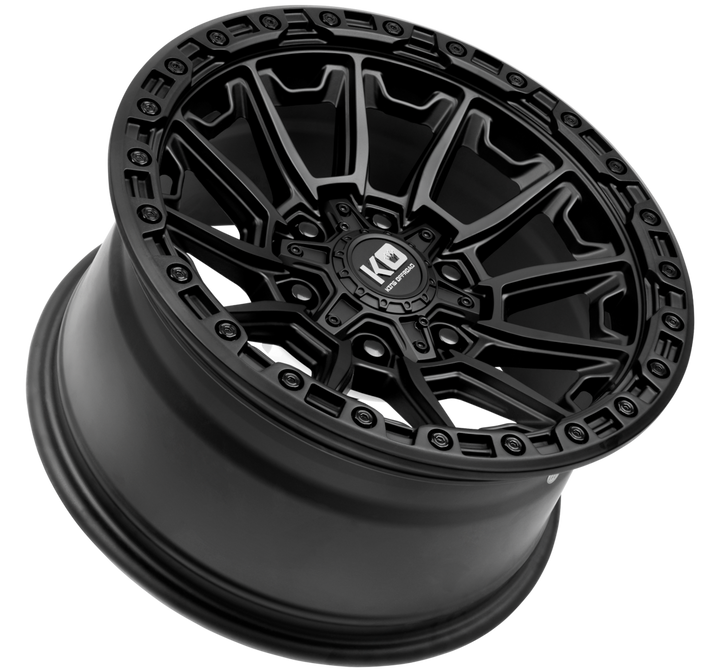 KING WARRIOR 18" - SATIN BLACK - Front