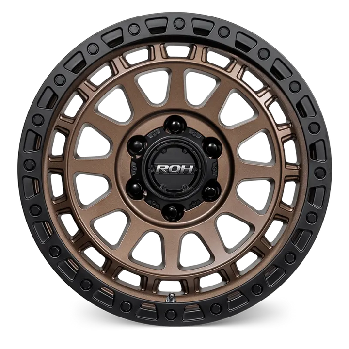 ROH ASSAULT 18" - BRONZE CENTRE BLACK LIP front view