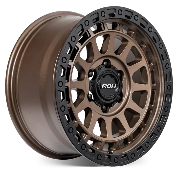 ROH ASSAULT 18" - BRONZE CENTRE BLACK LIP angled view