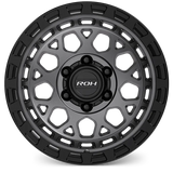 Load image into Gallery viewer, ROH ATLAS 17" - GRAPHITE CENTRE BLACK LIP front view
