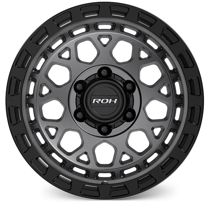ROH ATLAS 17" - GRAPHITE CENTRE BLACK LIP front view