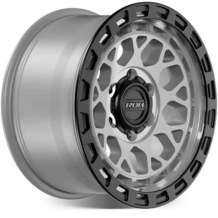 ROH ATLAS 18" - MACHINED CENTRE BLACK LIP angled view