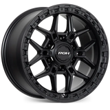 Load image into Gallery viewer, ROH AXE 17x9 Matte Black wheel
