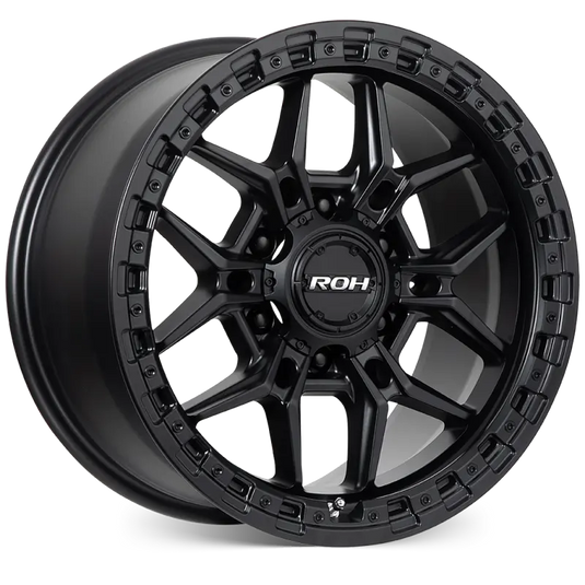 ROH AXE 17x9 Matte Black wheel