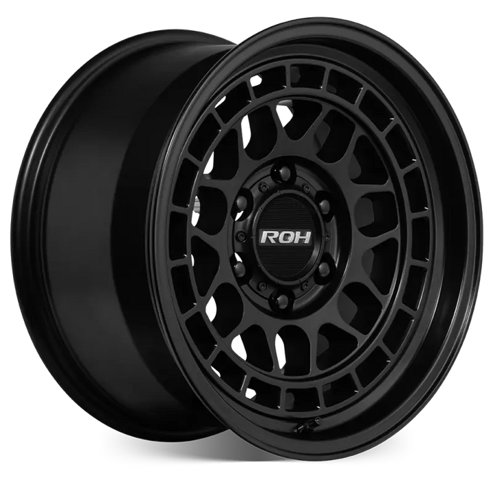 ROH LOTUS 17" - MATTE BLACK angled view