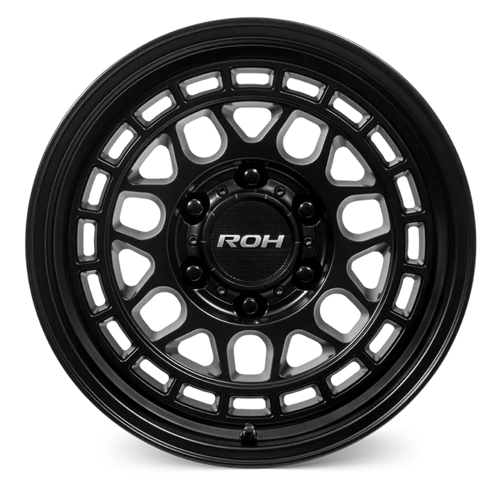 ROH LOTUS 17" - MATTE BLACK front view
