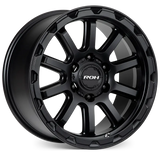 Load image into Gallery viewer, ROH ONYX 17x9 Matte Black wheel
