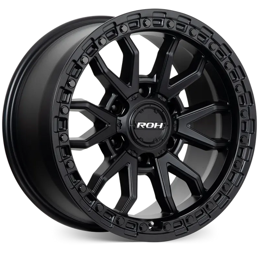 ROH RAID 17x9 Matte Black wheel