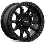 Load image into Gallery viewer, ROH RAID 5 17x9 Matte Black wheel
