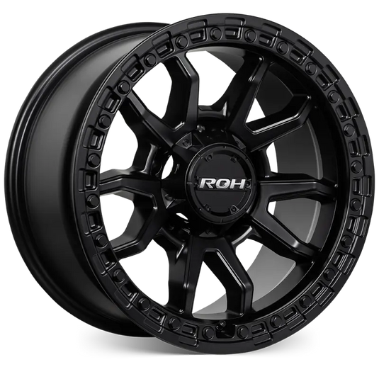 ROH RAID 5 17x9 Matte Black wheel