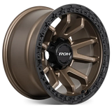 Load image into Gallery viewer, ROH RAID 5 17" - BRONZE CENTRE BLACK LIP angled view
