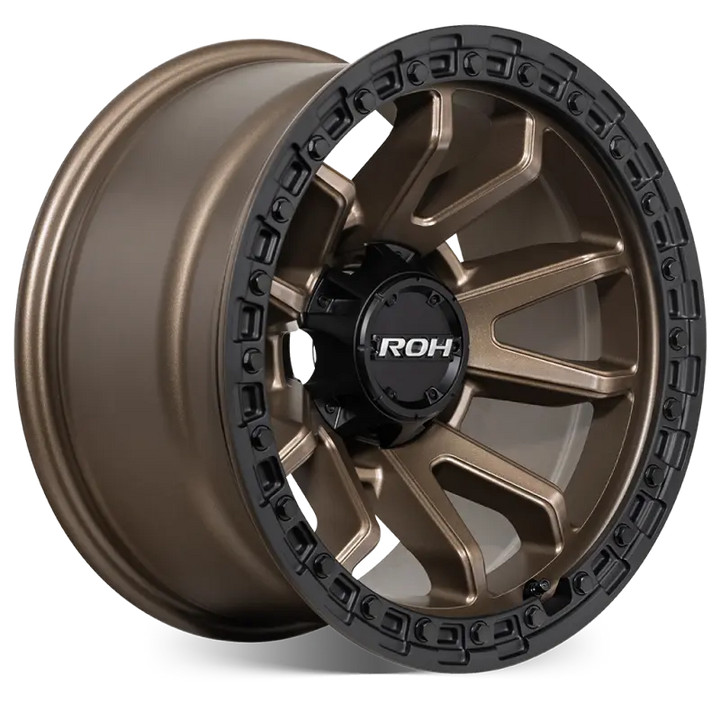 ROH RAID 5 17" - BRONZE CENTRE BLACK LIP angled view