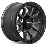 Load image into Gallery viewer, ROH RAID 5 17" - GRAPHITE CENTRE BLACK LIP angled view
