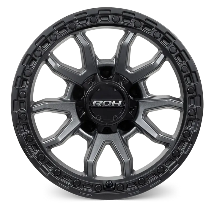 ROH RAID 5 17" - GRAPHITE CENTRE BLACK LIP front view