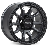 Load image into Gallery viewer, ROH RAID 5 17x9 Graphite Centre Black Lip wheel
