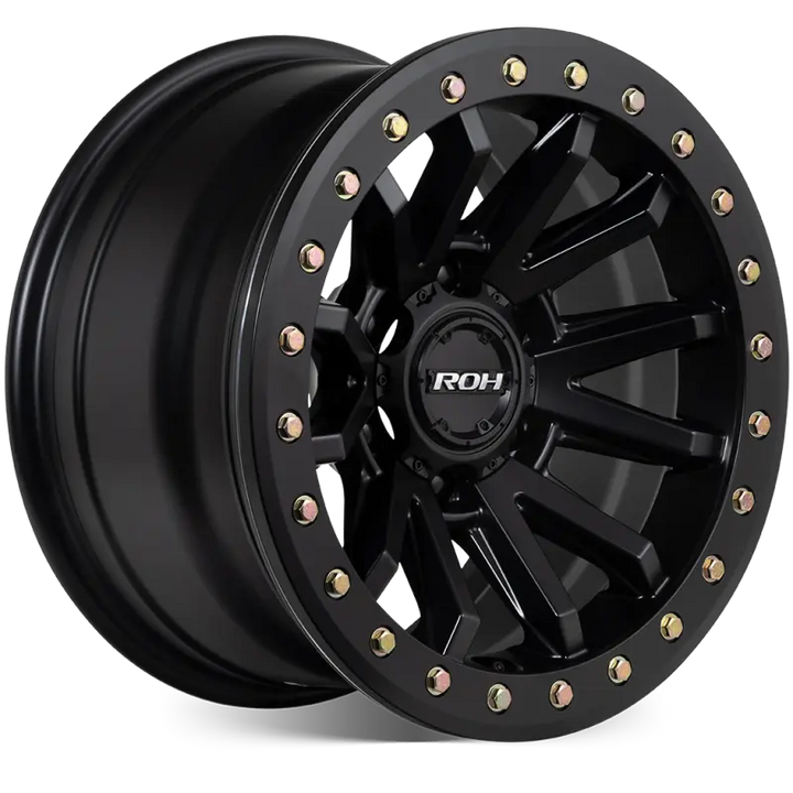 ROH ZULLO 17" - MATTE BLACK angled view