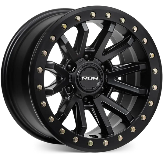 ROH ZULLO 17x9 Matte Black wheel